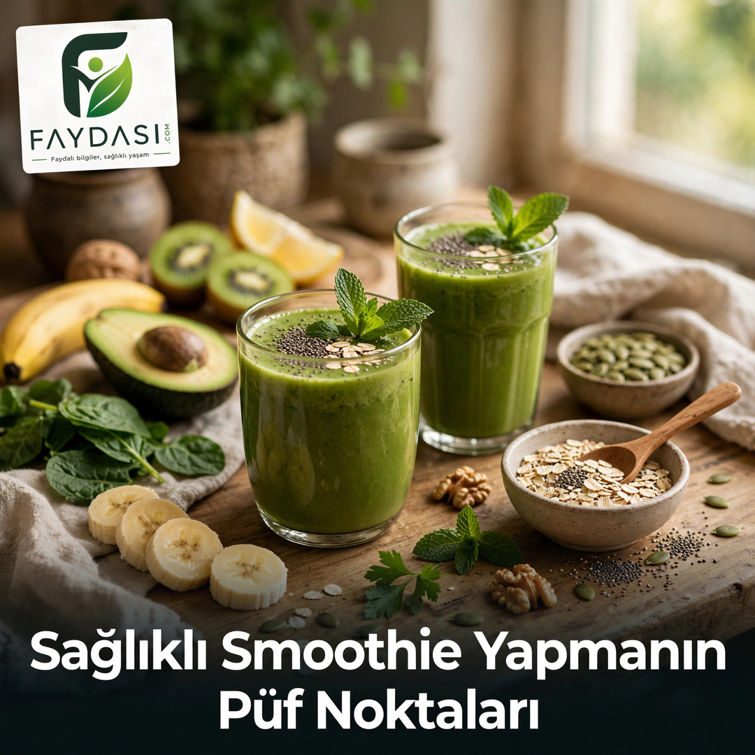 Evde Sağlıklı Smoothie Yapmanın Püf Noktaları